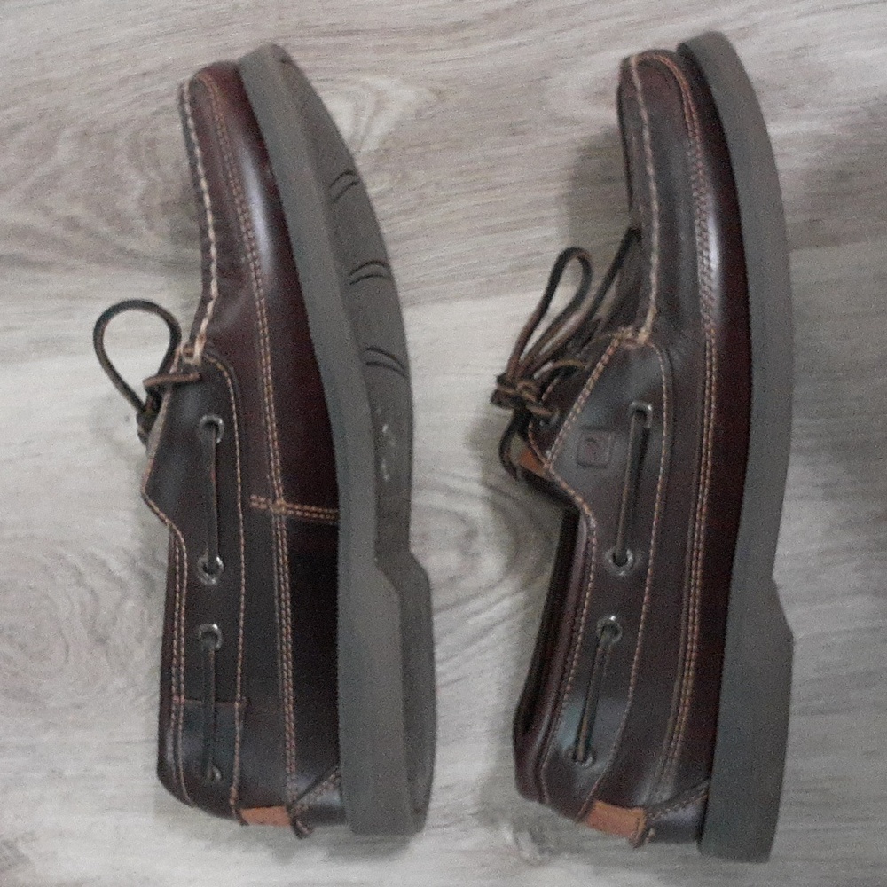 Sperry Mako Collection Boat Shoes Preppy Men's 11 Leather Summer